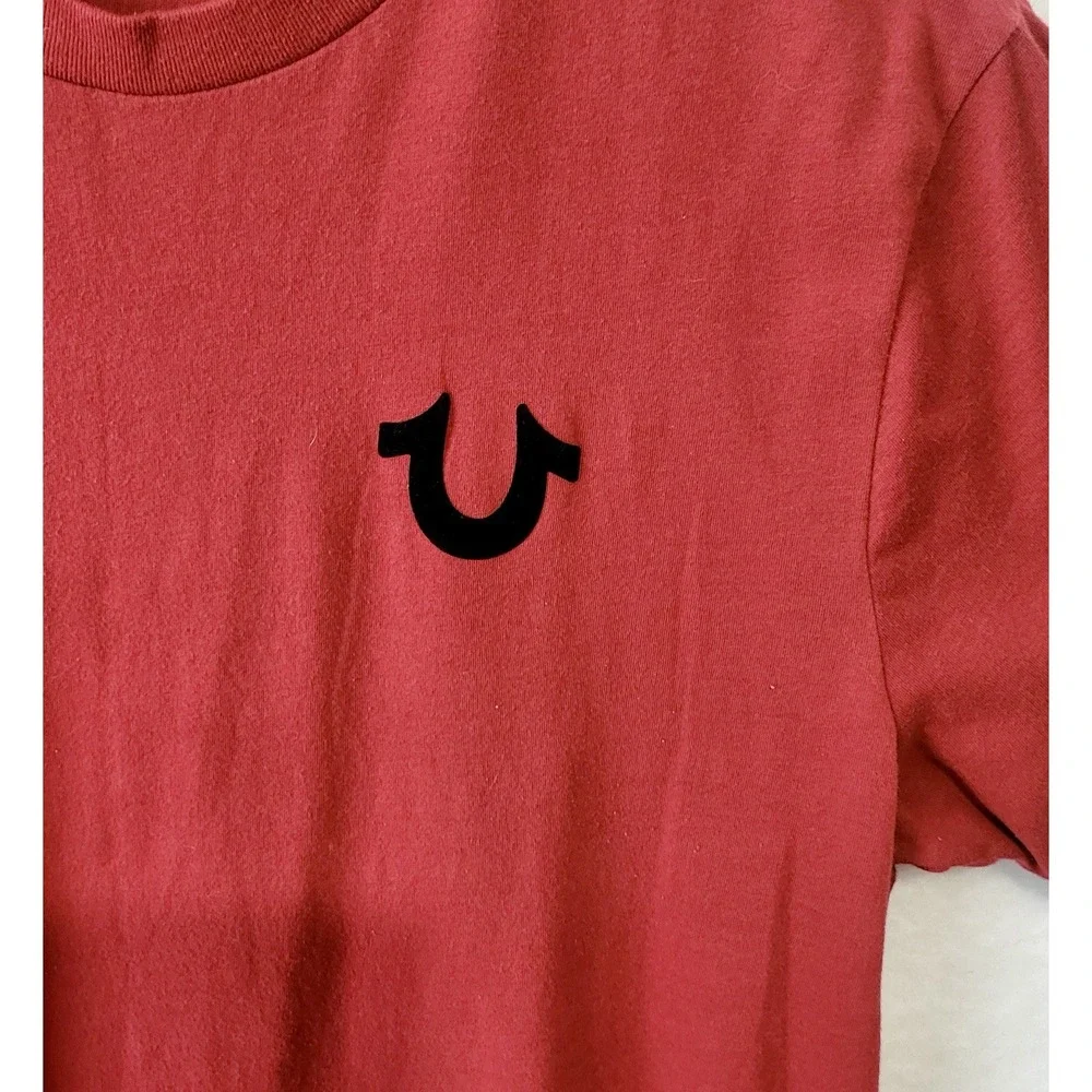 True Religion Red Buddha Tee T-Shirt‎ Size Men's XL